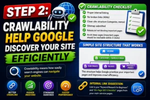 Step 2 - Crawlability (Help Google Discover Your Site Efficiently)