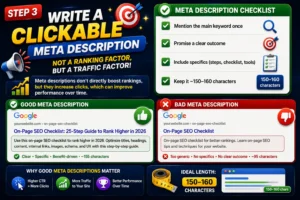 Step 3 - Write a Clickable Meta Description