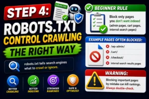 Step 4 - robots.txt (Control Crawling the Right Way)