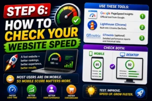 Step 6 - How to Check Your Website Speed