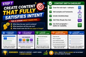 Step 7 Create Content That Fully Satisfies Intent