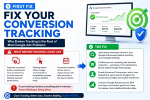 First Fix Your Conversion Tracking in Google Ads