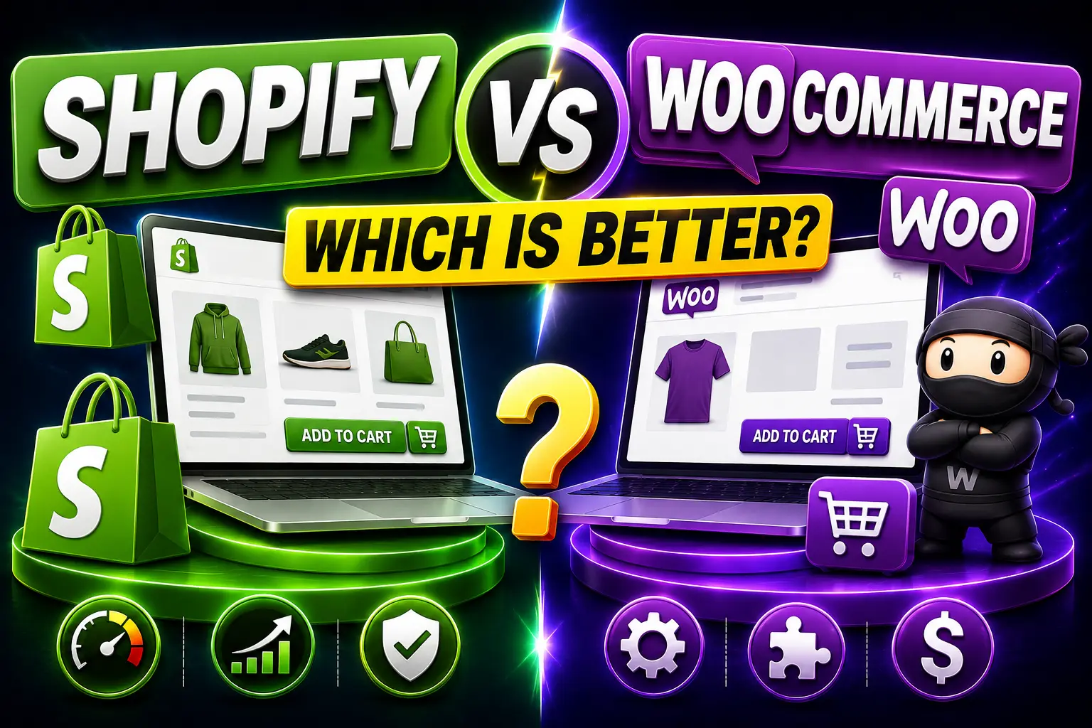 Shopify vs WooCommerce: Which is better(2026)?