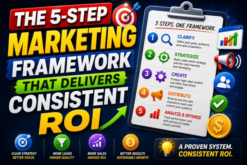 5-Step Marketing Framework for Consistent ROI