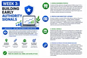 Building Early Authority Signals