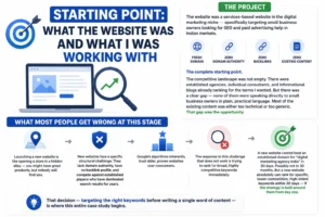 What the Website Was and What I Was Working With